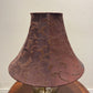 Burgundy Clear Floral Lamp (AS)