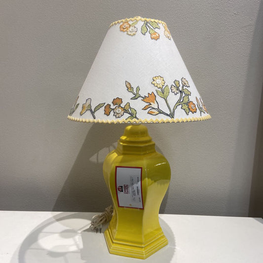 Yellow Table Lamp + Shade (BL)