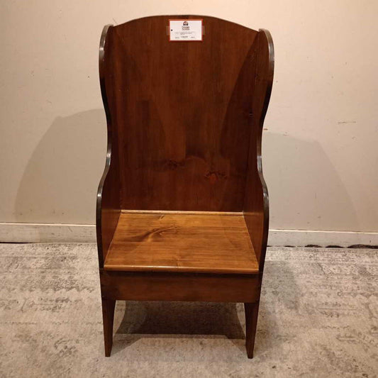 Brown Wingback Chair (CI)