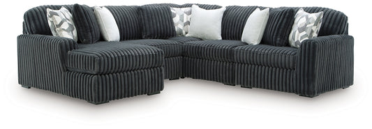 Midnight-Madness 5-Piece Sectional with Chaise