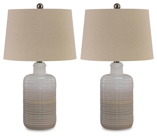 Ashley Express - Marnina Ceramic Table Lamp (2/CN)