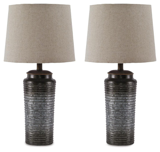 Ashley Express - Norbert Metal Table Lamp (2/CN)