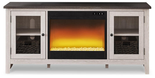 Ashley Express - Dorrinson 60" TV Stand with Electric Fireplace