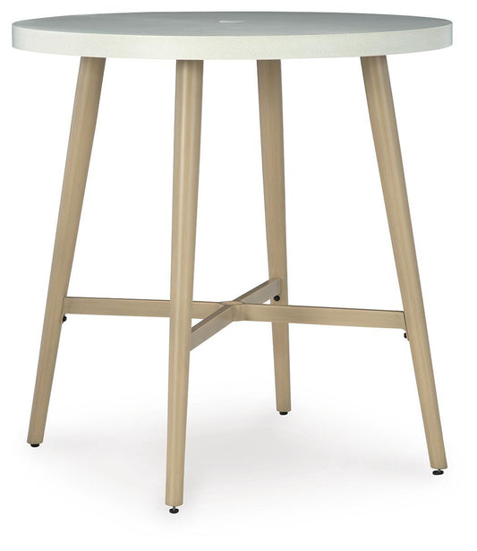 Ashley Express - Seton Creek Round Bar Table w/UMB OPT