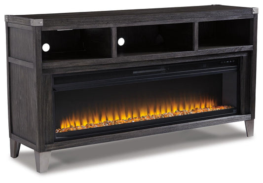 Todoe 65" TV Stand with Electric Fireplace