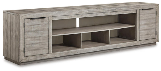 Naydell XL TV Stand w/Fireplace Option