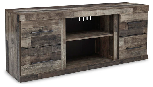 Ashley Express - Derekson LG TV Stand w/Fireplace Option