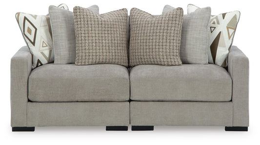 Aslan Court 2-Piece Loveseat Sectional