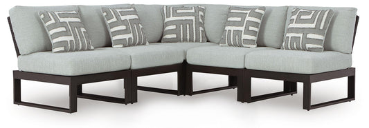 Ashley Express - Beachloft 5-Piece Outdoor Sectional