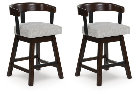 Ashley Express - Haddigan UPH Swivel Barstool (2/CN)