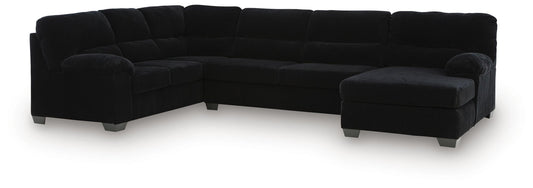 SimpleJoy 3-Piece Sectional with Chaise