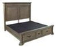 Hamilton Non Storage Cal King Panel Bed (Briarsmoke)