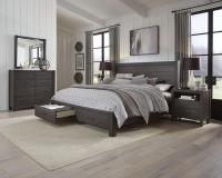 Mill Creek Non Storage Queen Panel Bed (Carob)