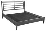 Preston Non Storage Cal King Slat Bed (Urbane Grey)