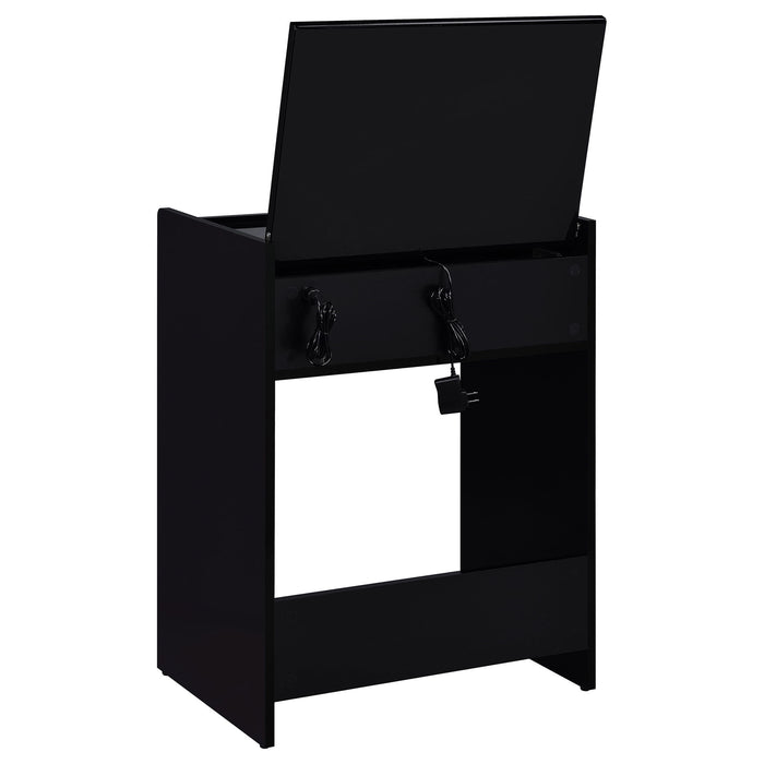 Ayuba - 3 Drawer Makeup Vanity Table With Mirror And Stool