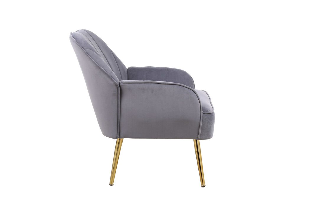 Modern Mid-Century Chair Tufted Sherpa Armchair For Living Room Bedroom Office