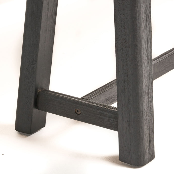 Cloud - Outdoor Bench With Acacia Wood Frame And Slat Panel Design