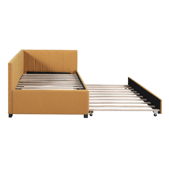 Upholstered Daybed, Sofa Bed Frame, No Box Spring Needed