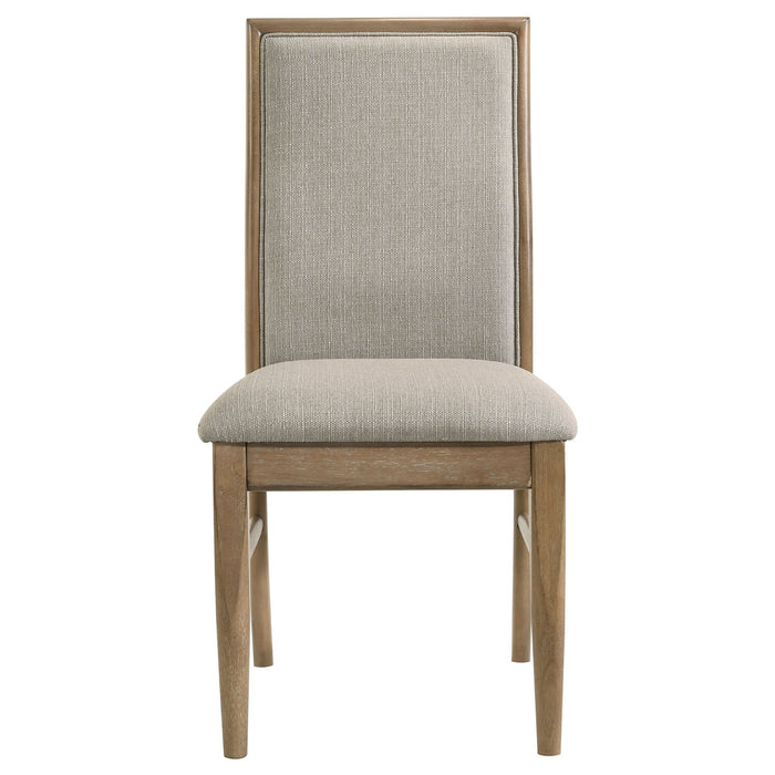 Dreydon - Upholstered Dining Side Chair (Set of 2) - Light Brown