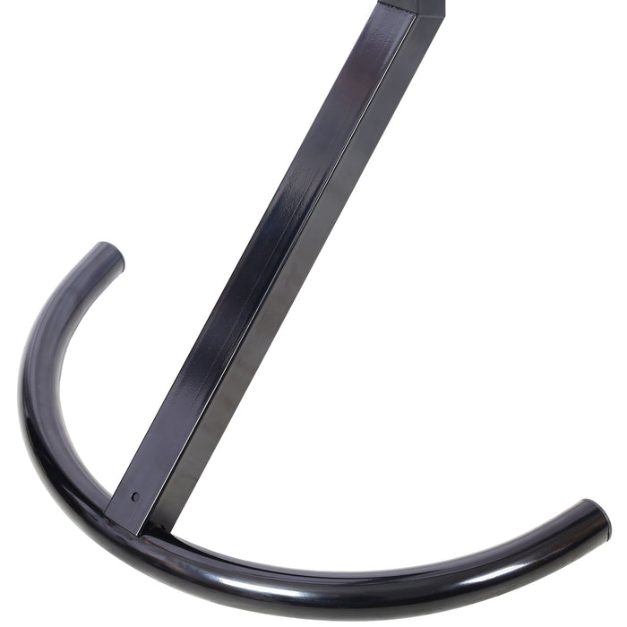 Indoor Bike Rack Stand For 1 - 2 Bicycles With Adjustable Arms - Black