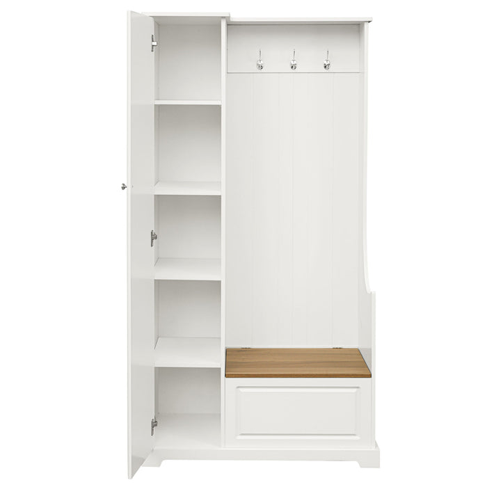 Hall Tree With Flip Up Bench