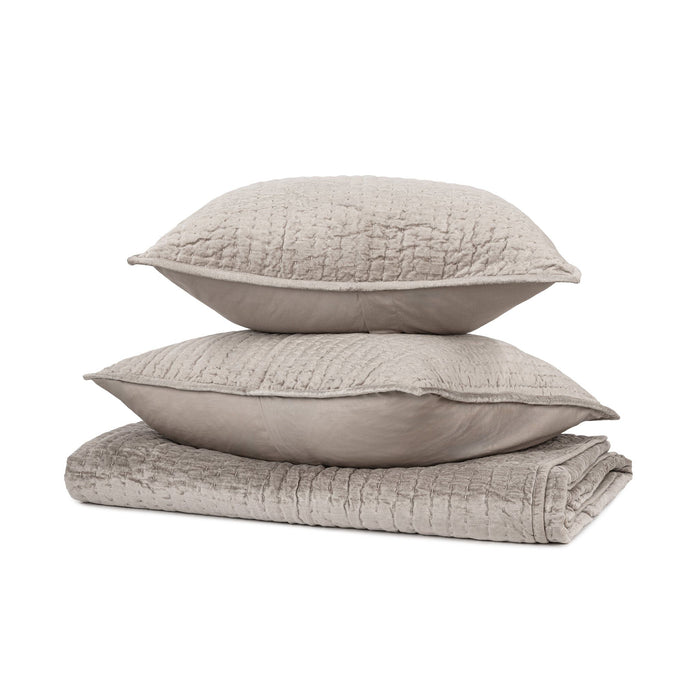 Bari - Velvet Sham - Pebble