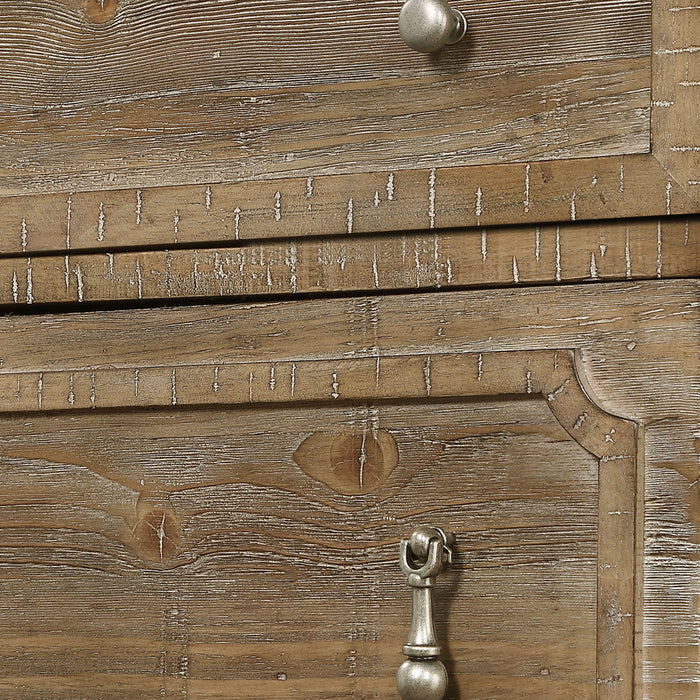 Interlude - 6 Drawers Dresser - Light Brown