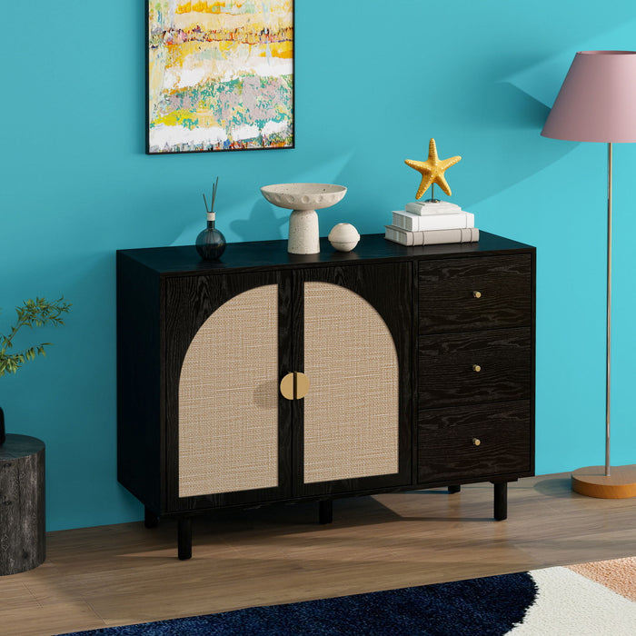 2 Door 3 Drawer Cabinet, Adjustable Storage System