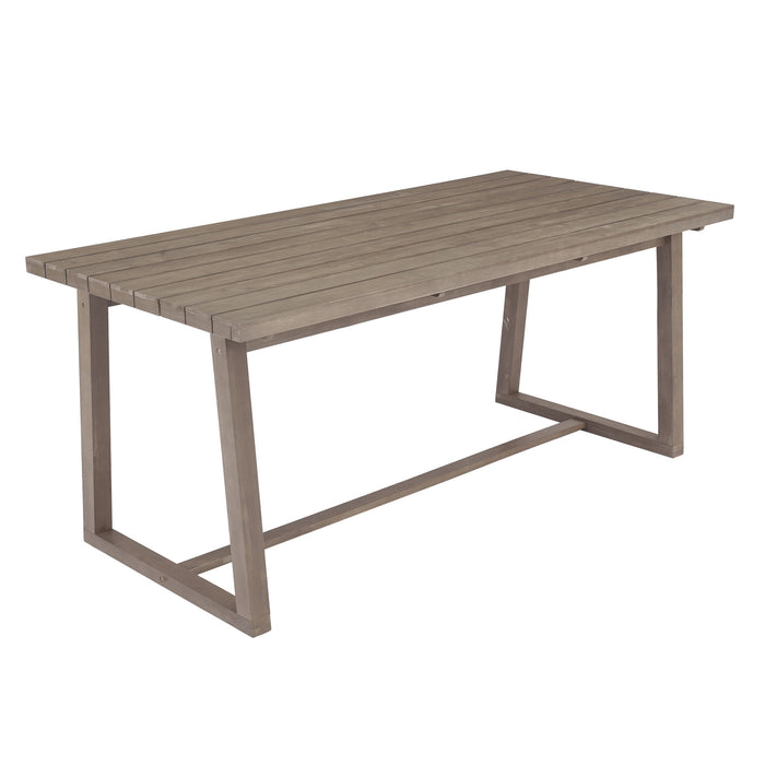 7 Piece Modern Outdoor Dining Set, Patio Furniture
