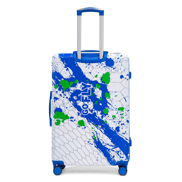 Luggage With Printed Pattern, Combination Lock