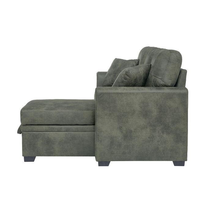 Sectional Sofa With Pull Out Bed, Reversible Chaise