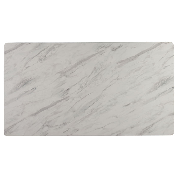 Tiburon - Dining Table - White Marble
