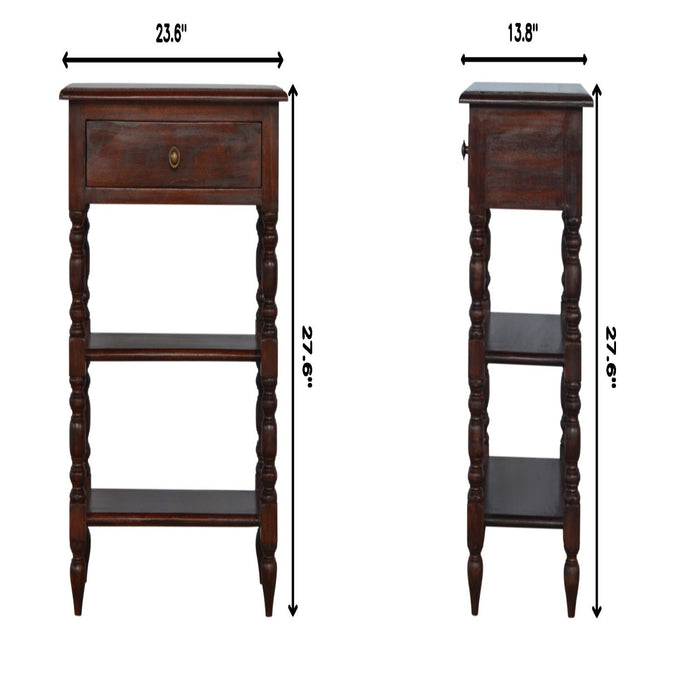 Turned Legs Side Table