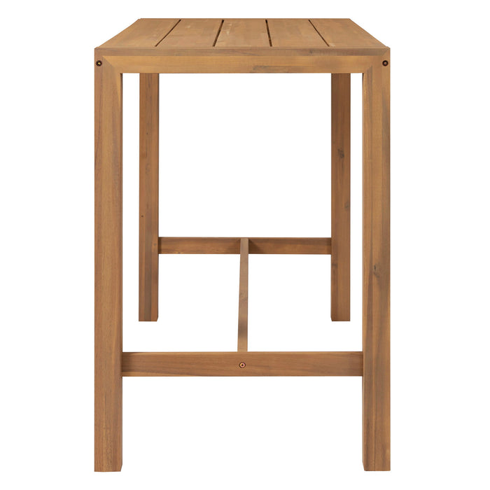 Patio Bar Set With Ergonomic Chairs
