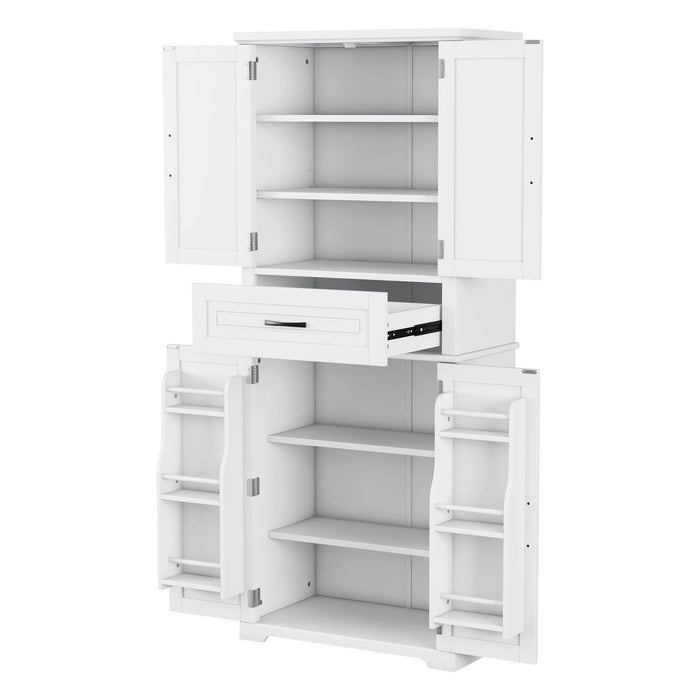 Bathroom Storage Cabinet With Multifunctional Storage Space, Drawer With Slide Rails, Adjustable Shelf