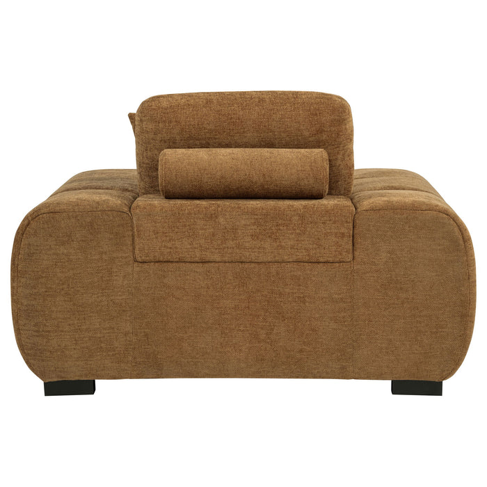 Plather - Accent Chair - Amber