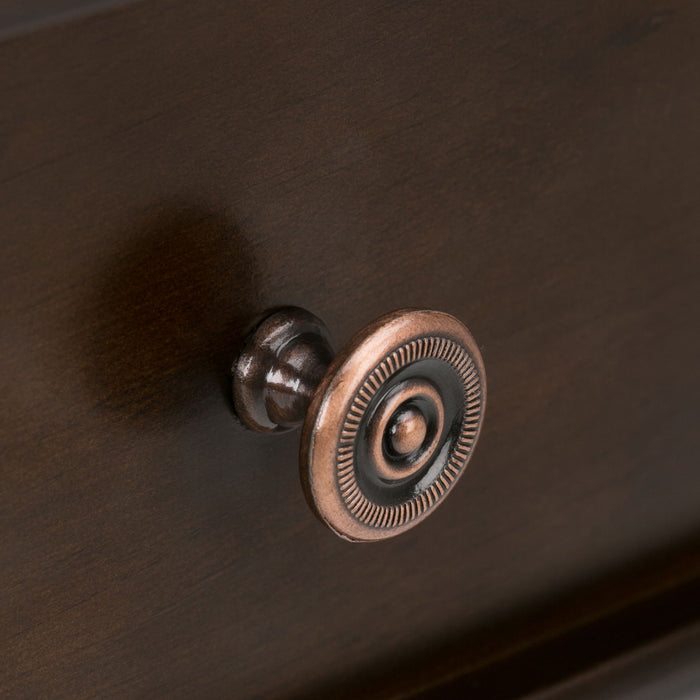 Carlton - Home Office Desk - Dark Tobacco Brown