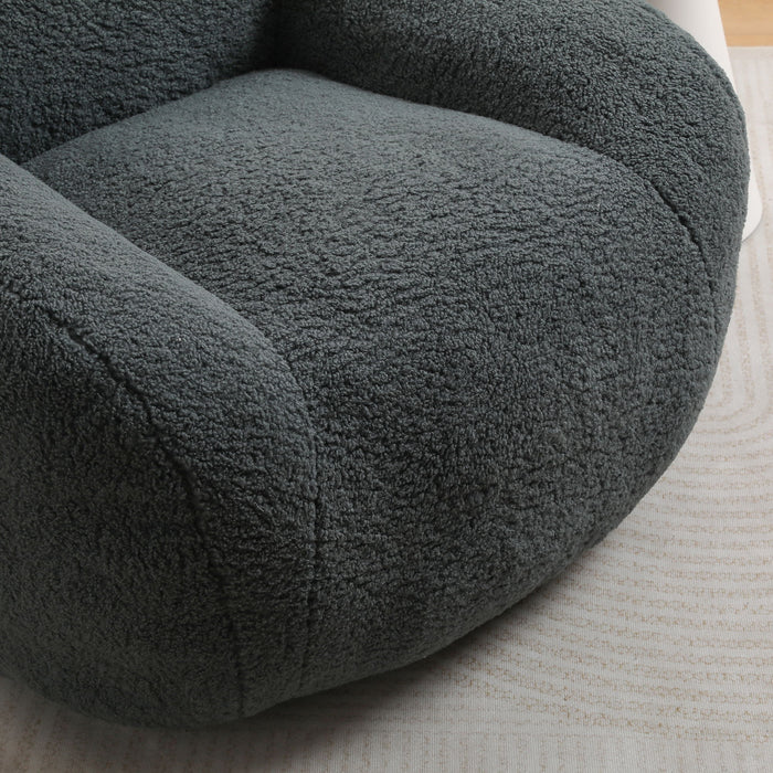 Giant Bean Bag Chair, Spacious Memory Foam With Armrests