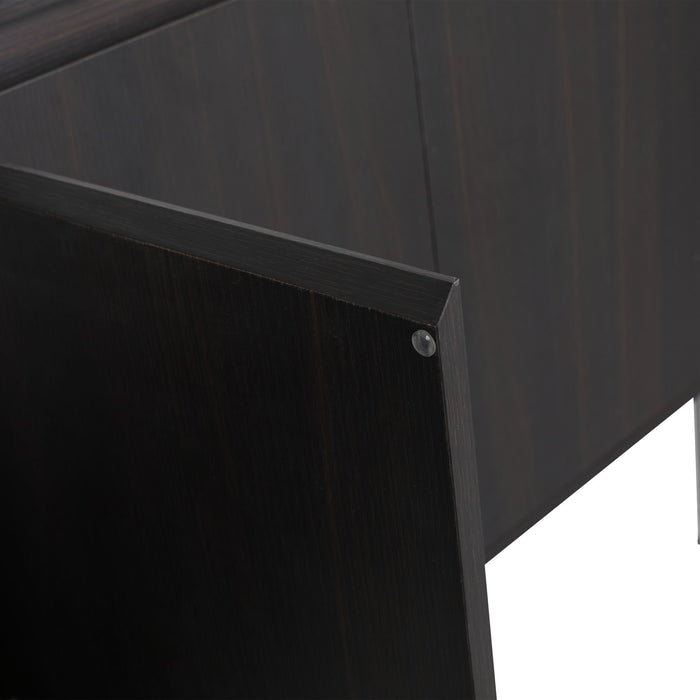 Freestanding Bathroom Vanity With Resin Sink And Storage Cabinet