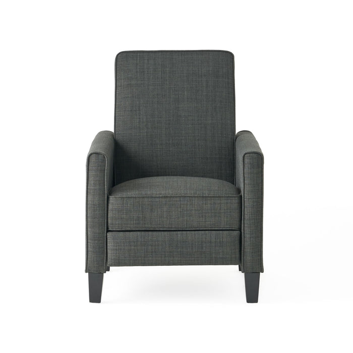 Upholstered Push Back Recliner Chair For Living Room