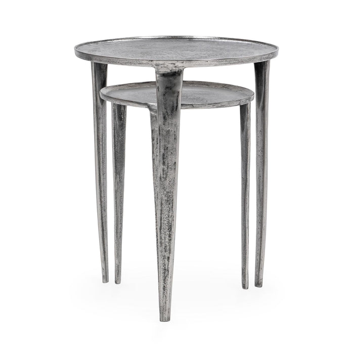 Elinor - Nesting Accent Tables (Set of 2) - Nickle
