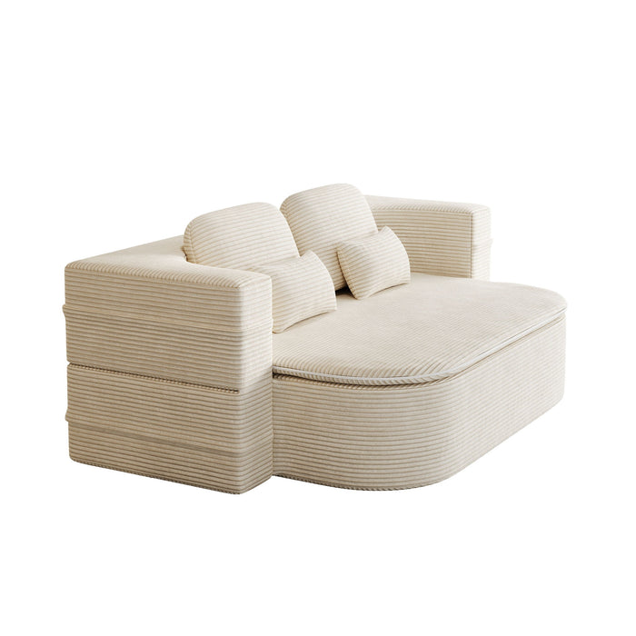 2 In 1 Foldable Sofa Bed With Multi Functional Blanket