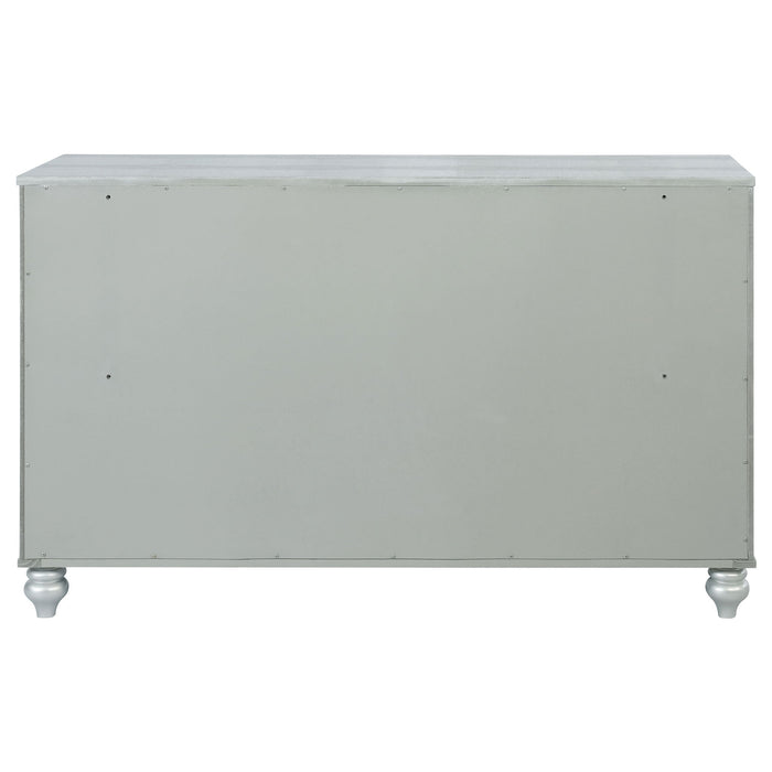 Arabesque - 6 Drawer Dresser - Silver