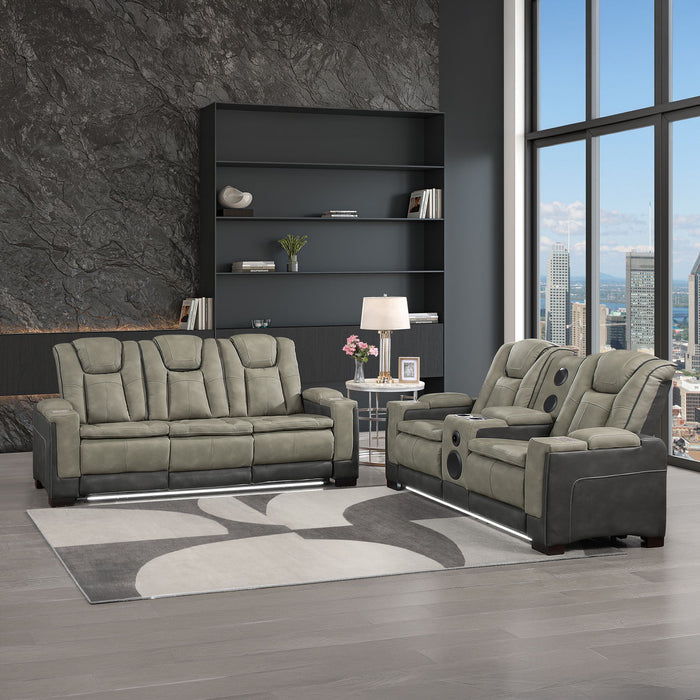 Bruno - Power Reclining Living Room Set With LED Lighting