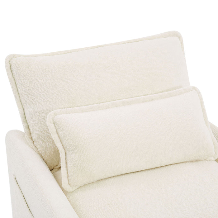 Modern Loveseat Sofa, Upholstered Couch With Side Storage Pockets