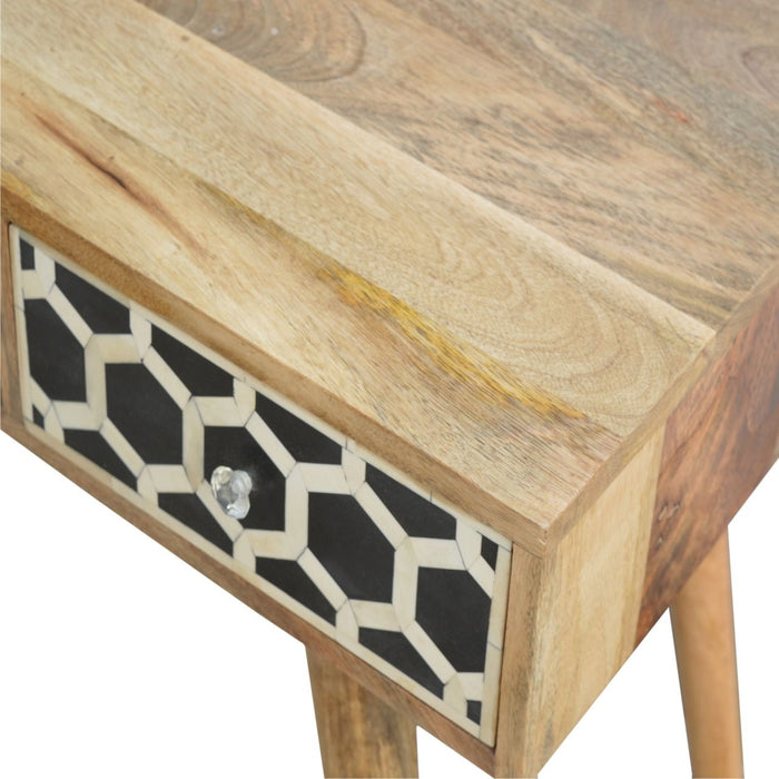 Inlay Bone Writing Desk - Beige