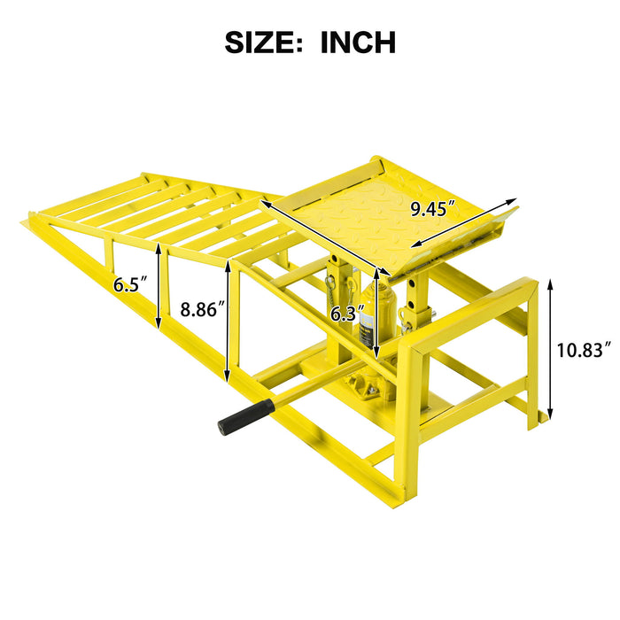 Suxidi - 5 Ton Auto Car Truck Service Ramps Lifts, Hydraulic Automotive Lift