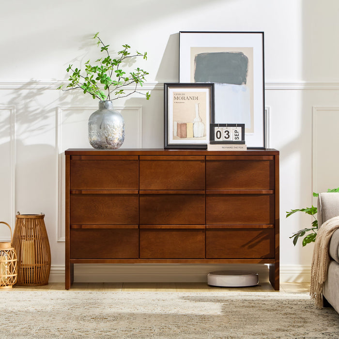 Sideboard Buffet Cabinet With Storage, 2 Doors 3 Drawers
