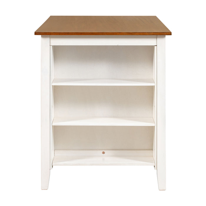 5 Pieces Counter Height Rustic Farmhouse Dining Room Wooden Bar Table Set With 2 Stools And 2 Chairs