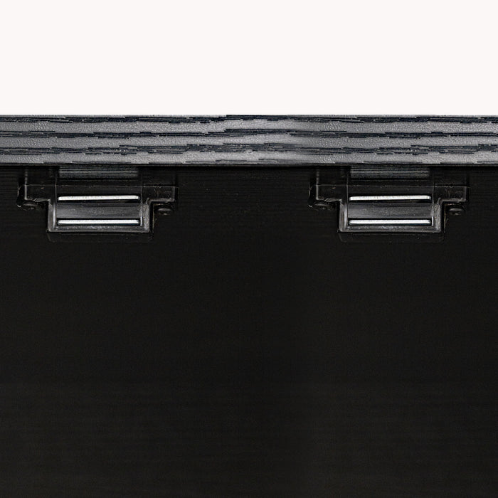 Fluted Kitchen Pantry Cabinet With 3 Keyboard Drawers & 6 Adjustable Door Shelves